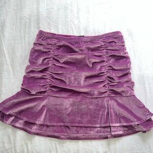 Velvet skirt